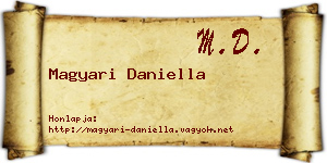 Magyari Daniella névjegykártya